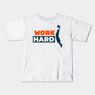 Work hard mantra of life design. Kids T-Shirt